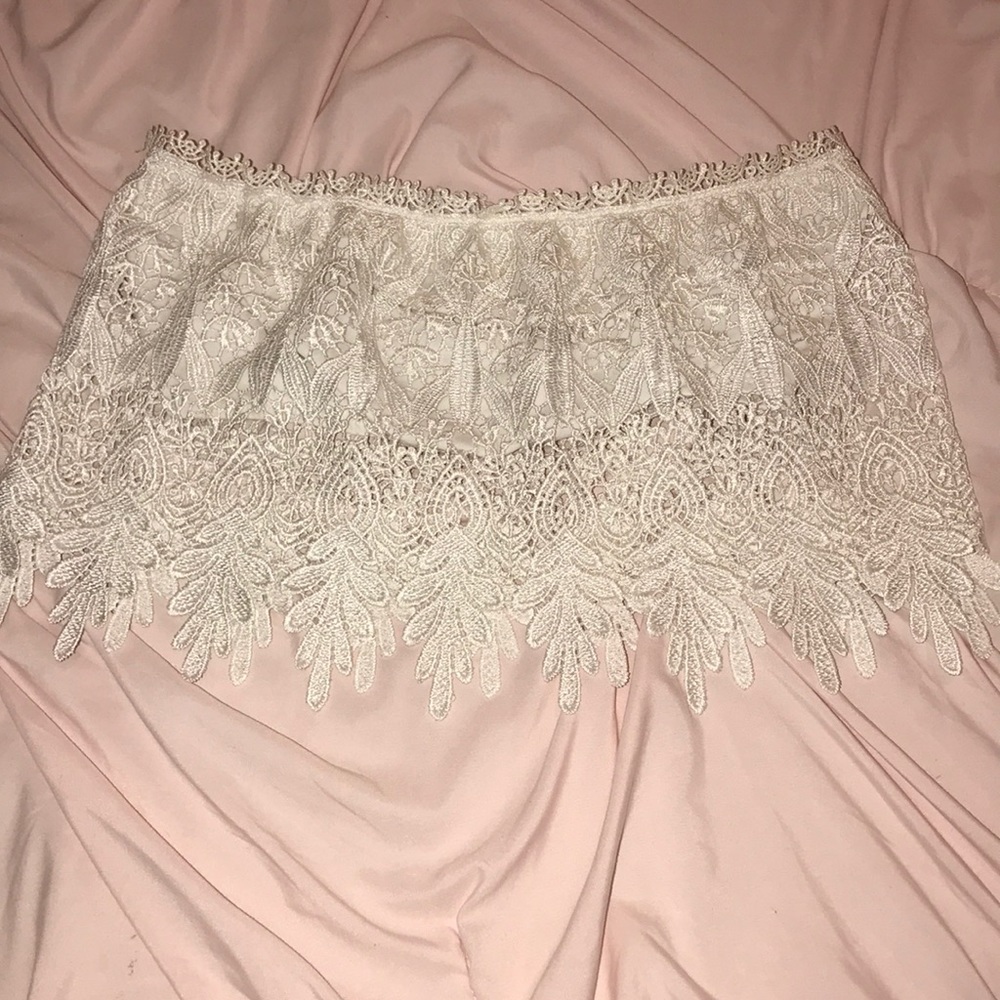Tobi white crop top